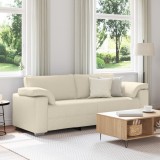 vidaXL Canapea 3 Locuri din In 178 cm