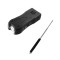 Electrosoc cu lanterna tw 938 si baston telescopic 65 cm Argintiu ees 727