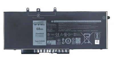 Dell GD1JP Baterie din fabrică, 68WHR, 4 Cella, Lithium Ion foto