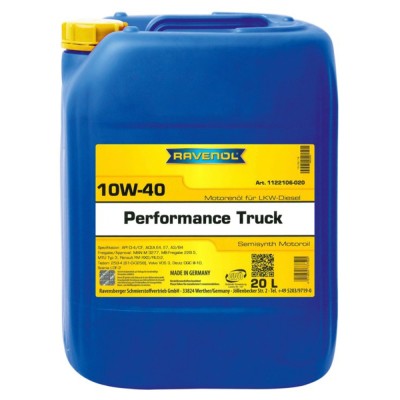 Ulei Ravenol Performance Truck 10W40 20 litri foto