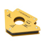 Suport magnetic sudura tip sageata, unghiuri 45&deg;, 90&deg;, 135&deg;, forta sustinere max. 34Kg Crownman