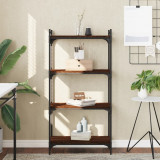 Cumpara ieftin Bibliotecă 4 niveluri, stejar maro 60x30x120 cm, lemn prelucrat