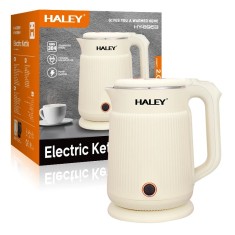 Fierbator Electric HALEY, capacitate 2 L, 1500 W, Design Modern, Baza rotativa