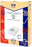 Sac aspirator ETA 0406, hartie, 5X saci + 2 filtre, K&amp;M