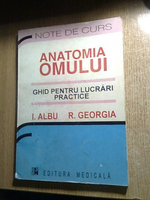 Anatomia omului -Ghid pentru lucrari practice -Note de curs -I. Albu; R. Georgia foto