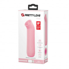 Ford - Vibrator cu aspirație clitoris și funcție de memorie, roz, 11.6 cm