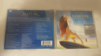 [CDA] The Lion King - Original Soundtrack -cd audio original foto