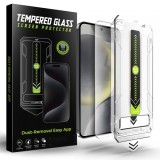 Folie de protectie Ecran Techsuit TitanGlass CrystalHD pentru Samsung Galaxy S25+ S936 / S24+ S926, Sticla Securizata, Full Glue