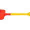 Grebla din plastic, TechnoK, 64 cm, pentru nisip, rosu