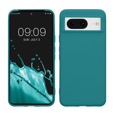 Husa Kwmobile pentru Google Pixel 8, Verde, Silicon, KWM0000208H010C foto