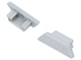 Conector 90&deg; Alb Aluminiu VARIO30-02