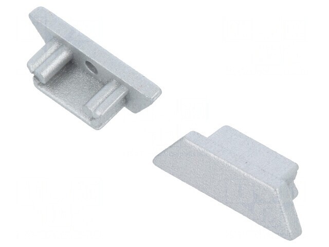 Conector 90&deg; Alb Aluminiu VARIO30-02