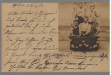 CPIB 23951 - CARTE POSTALA - CINCI BARBATI IN COS, GERMANIA, CIRCULATA, 1906, STAMPILE, TIMBRU
