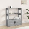 VidaXL Servantă, gri sonoma, 80x30x90 cm, lemn prelucrat 819466