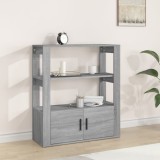 vidaXL Servantă, gri sonoma, 80x30x90 cm, lemn prelucrat