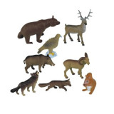 Set Miniland de 8 Figurine Animale din Padure