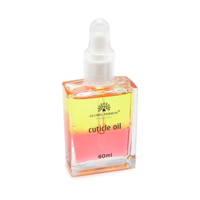 Ulei de unghii bifazic aromă Pepene galben, pentru &icirc;ntărirea unghiilor uscate, Global Fashion, 60 ml