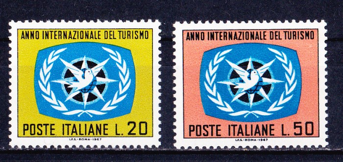 TSV$ - 1967 MICHEL 1243-1244 ITALIA MNH/** LUX