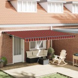 vidaXL Cortina Retractabilă Portocaliu și negru 450 &times; 300 cm 3330892