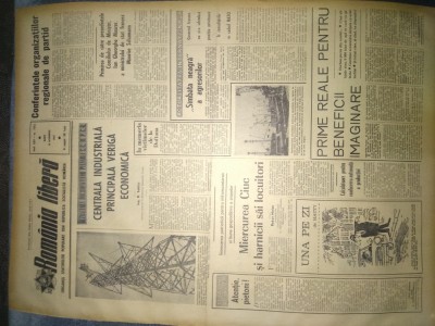 ZIARUL ROMANIA LIBERA 14 NOIEMBRIE 1967 foto