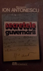 SECRETELE GUVERNARII - MARESALUL ION ANTONESCU foto