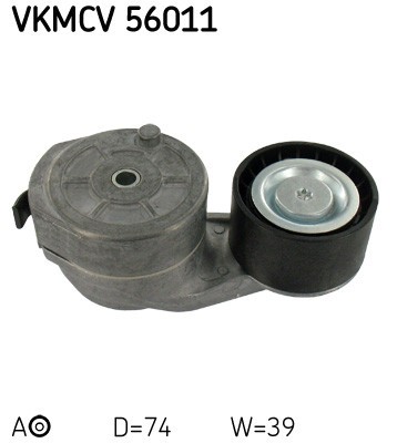 SKF VKMCV 56011 rola intinzator,curea transmisie foto