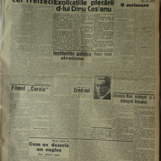 Epoca , ziar al Partidului Conservator , nr. 1869 , 1935 , Grigore Filipescu