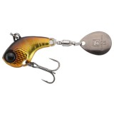 Spinner Deracoup Fine 5g Silver Powder Gold&amp;Black