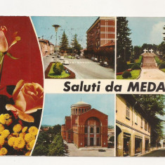 FA7 -Carte Postala - ITALIA - Meda, circulata 1976