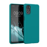 Husa Kwmobile pentru Motorola Moto G22, Silicon, Verde, 58208.78, Carcasa