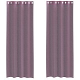Cumpara ieftin Perdele Voile cu Oelii 2 buc Violet 140x260 cm
