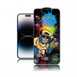 FOLIE PROTECTIE ECRAN ANTISOC MONKEY , FULL GLUE, SAMSUNG A335 GALAXY A33, TEMPERED GLASS, FULL FACE , NEAGRA BULK