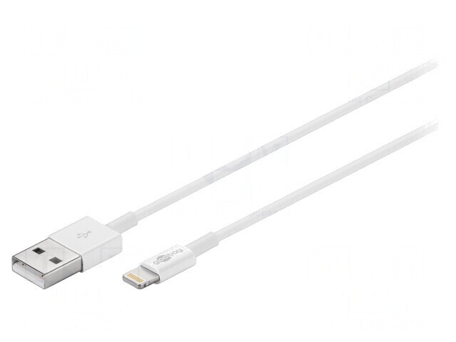 Cablu USB 2.0 Apple Lightning 0,5m Alb
