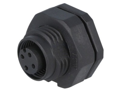 Conector M12 mamă IP68 4 pini foto