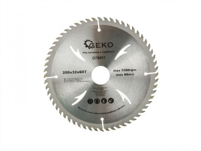 Disc pentru lemn 200x32x60T, Geko G78051 foto