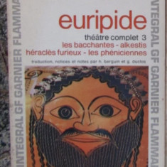 Theatre complet, vol. 3 Les legendes de Thebes/ Euripide