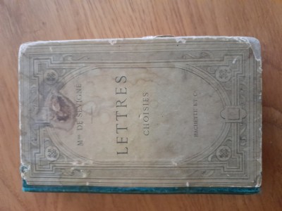 LETTRES choisies 1886 foto