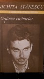 Ordinea cuvintelor vol.1-2 Nichita Stanescu 1985