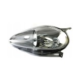 Far Fiat Punto Grande (199) 09.2005-10.2008 TYC partea Stanga, cu rama gri, tip bec H4, reglaj electric