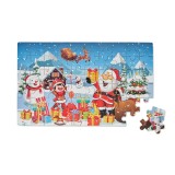 Puzzle de Craciun din lemn