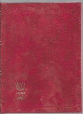 CLASOR TIMBRE 8 FILE/16 PAGINI ALBE, FABRICAT OLANDA, FORMAT MIC (A6), SIGILAT foto