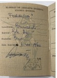 1960 Carnet sportiv club FORESTA Bucuresti perioada comunista RPR miscarea sportiva socialism epoca aur timbre interesante Asociatia Sportiva Foresta