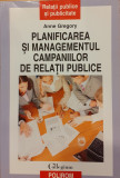 Planificarea si managementul campaniilor de relatii publice