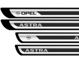 Set protectii praguri CROM - Opel Astra, 4World