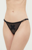 Cumpara ieftin Chantelle X tanga culoarea negru, transparent