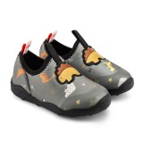 Pantofi Baieti Bibi Fisioflex 4.0 Dino 20 EU, Gri, BIBI Shoes