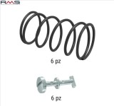 Kit suruburi fixare capace laterale moped Piaggio Bravo - Si - Si FL - Si Mix 2T AC 50cc
