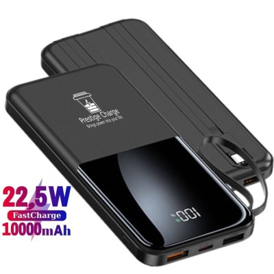 Baterie Externa Portabila PRESTIGE CHARGE&amp;reg;, Powerbank cu Incarcare Rapida PREMIUM, Acumulator 10.000 mAh, Type C, 2x USB, 2x USB-C PD, 1x Lightning, P foto