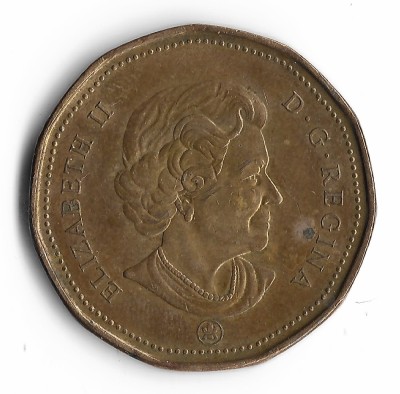 Canada 1 dollar 2009 foto