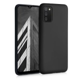 Husa pentru Samsung Galaxy A02s, Silicon, Negru, 54045.47